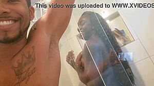 Chocolate Fernanda shaves her ass for a hot scene.
