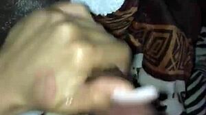 Beautiful hands with a big black cock