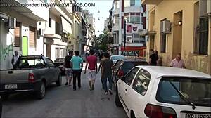 Red light district in Filis, Athens, Greece