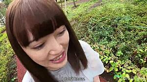 Hardcore Japanese teen Nagisa Katagiri in a creampie ending