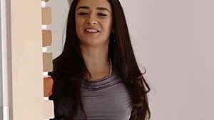 A hot and hardcore scene with a smoking hot daddy and his teen babe