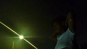 Beautiful black housewife shows off her body and dances sexy