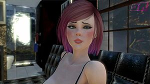 Futa shemale's wild anal scene in 3D cartoon world