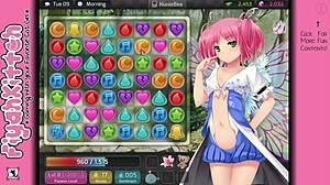 HuniePop walkthrough with hot girl gamer