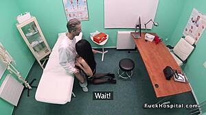 Big tits patient gets a hot medical examination