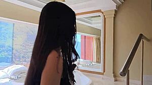 The cleaning lady of my house seduces me and wants to have a romantic affair with me