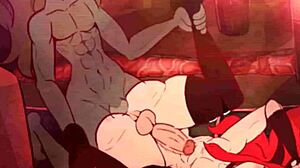 Futa and Lynn in hot toon porn action