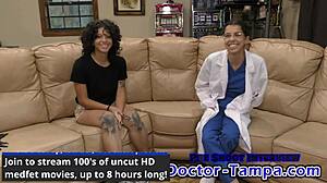 Dr. Tampa gives Nicole her first gyno exam ever