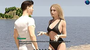 Blue otter's sexy swim in Matrix Hearts game - Part 21