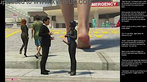 3D comics and cartoons for adults: Big Apple Small Gesture