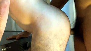 Skinny blond gets his armpits licked while getting fucked in the ass by a big black cock