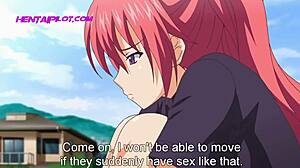 Beautiful anime special sex scene with outdoor and squirting action