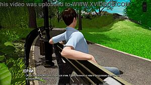 3D adult cartoon with Asian babe giving blowjob and riding dick in Ripples Part 6