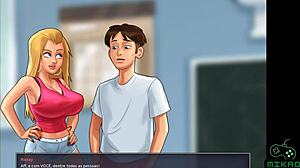 Steamy teacher and student affair in Summertime Saga ep 74