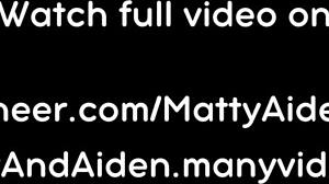 Matty and Aiden’s bedroom adventure with deepthroat blowjobs and anal sex