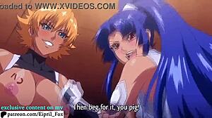 Futa action taimanin hentai with hard-hitting Asagi scenes