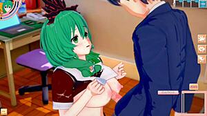 EroGe Koikatsu: A Japanese porn video with big tits and a blowjob scene