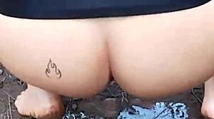 Amateur crossdresser indulges in a threesome with two guys