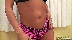 GG Mirella Mansur's big ass gets pounded in both her holes by Pedro Peito