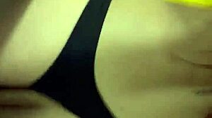 Tattooed stud gets intimate in the restroom