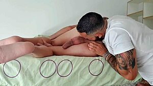 Tioz's gay amateur cock gets treated well