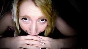 POV Anal Fuck with a Hardcore Blowjob and Rough Riding