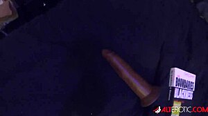 Big boobs and squirting action in a quarantine video with tattooed chick