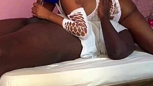 African amateur couple gets down and dirty with big black cock