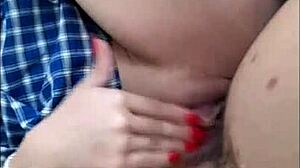 A naughty schoolgirl from Colombia studies hard for her sex lessons