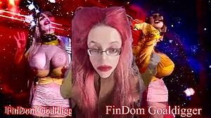 Explore the world of financial domination and face fetish with this video