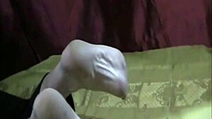 Foot fetishists enjoy tired soles