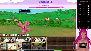 Lewdneko's seductive gameplay in Part 9 of Evenicle