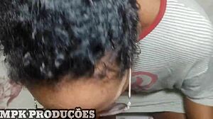 Watching the married woman at the door leads to raw sex and her soaked vagina