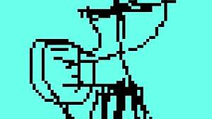 Pixel art erotica: A spiritual journey with a petite doll's oral pleasure
